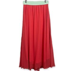 Chiffon Maxi Skirt   